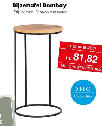 Woonsquare Bijzettafel Bombay aanbieding