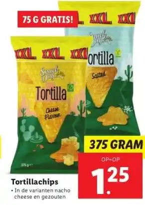 Lidl Tortillachips aanbieding