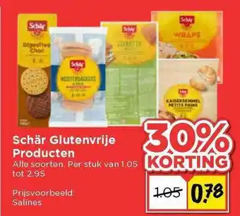 Vomar Voordeelmarkt Schär glutenvrije producten aanbieding