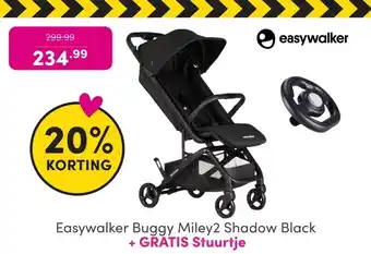 Baby & Tiener Easywalker Buggy Miley2 Shadow Black aanbieding