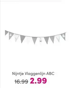 Baby & Tiener Nijntje Vlaggenlijn ABC aanbieding