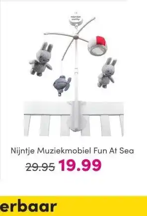 Baby & Tiener Nijntje Muziekmobiel Fun At Sea aanbieding