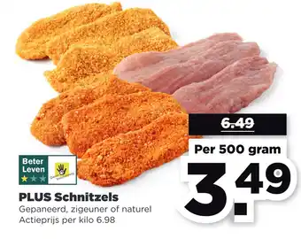 PLUS PLUS Schnitzels aanbieding