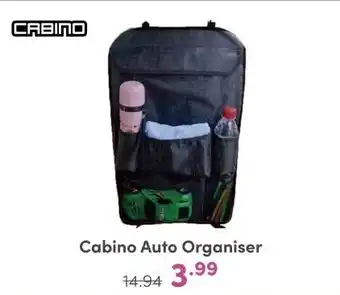 Baby & Tiener Cabino Auto Organiser aanbieding