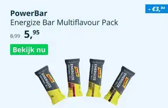 Mantel Powerbar energize bar multiflavour pack aanbieding