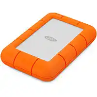 Amazon LaCie Rugged USB-C, 2TB, Portable External Hard Drive, Drop, Shock, Dust, Rain Resistant, for Mac & PC, incl. USB-C w/o USB-A aanbieding