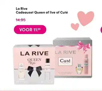 DA La rive cadeauset queen of live of cuté aanbieding