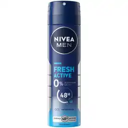 Albert Heijn Nivea Men fresh active deodorant spray aanbieding