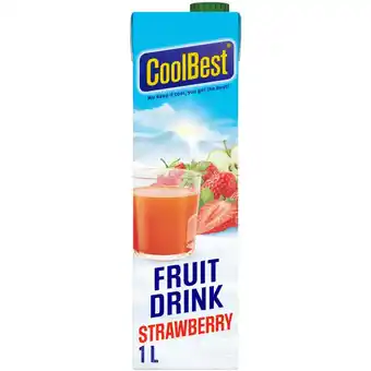 Albert Heijn CoolBest Fruit drink strawberry aanbieding