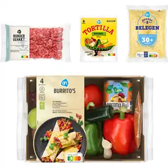 Albert Heijn AH Mexicaanse burritos verspakket aanbieding
