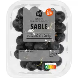 Albert Heijn AH Sable pitloze blauwe druiven aanbieding