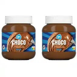 Albert Heijn AH Chocoladepasta melk 4-pack aanbieding