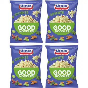 Albert Heijn Unox Good Noodles Groenten 4-pack aanbieding
