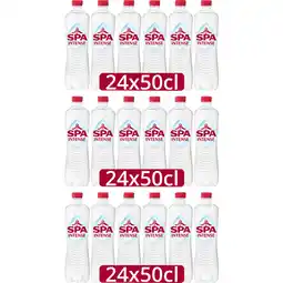 Albert Heijn Spa Intense mineraalwater tray 3x 24x50cl aanbieding