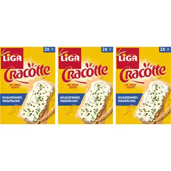 Albert Heijn Liga Cracotte luchtige crackers volkoren aanbieding