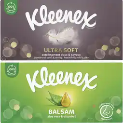 Albert Heijn Kleenex Balsam & UltraSoft tissue Pakket aanbieding