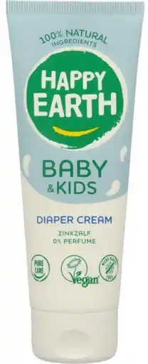 De Online Drogist Happy Earth Baby & Kids Diaper Cream aanbieding