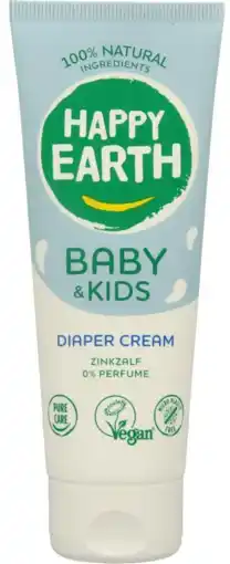 De Online Drogist Happy Earth Baby & Kids Diaper Cream aanbieding