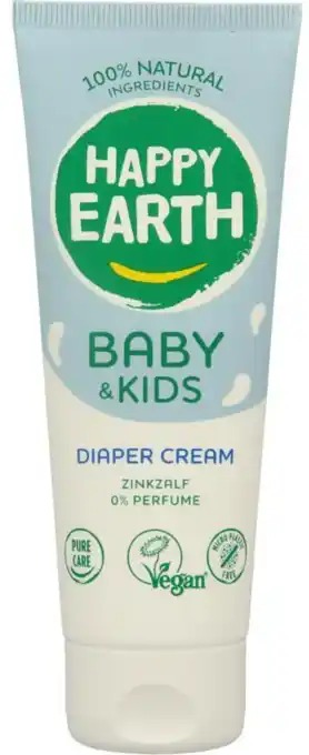 De Online Drogist Happy Earth Baby & Kids Diaper Cream aanbieding