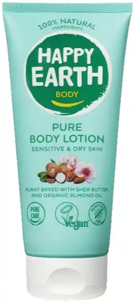 De Online Drogist Happy Earth Pure Bodylotion aanbieding