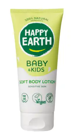De Online Drogist Happy Earth Baby & Kids Soft Bodylotion aanbieding