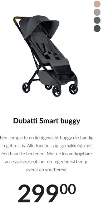 Babypark Dubatti Smart buggy aanbieding