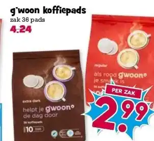 Boon`s Markt g'woon koffiepads aanbieding