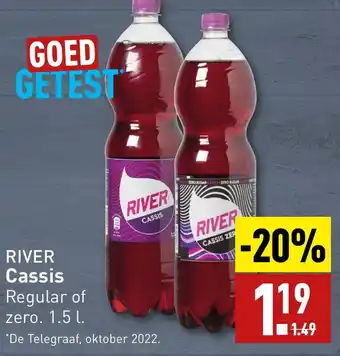 ALDI River cassis aanbieding