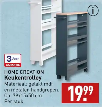 ALDI Home creation keukentrolley per stuk aanbieding