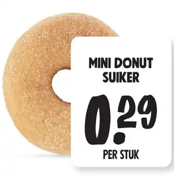 Jumbo Mini donut suiker per stuk aanbieding