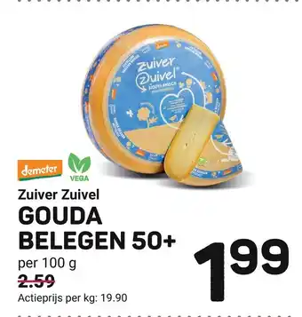 Ekoplaza Zuiver Zuivel GOUDA BELEGEN 50+ aanbieding