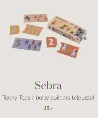 Babypark Sebra Teeny Toes / buisy builders telpuzzel aanbieding