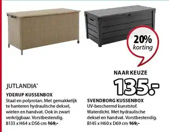 Jysk Yderup kussenbox svendborg kussenbox aanbieding