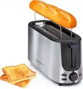 Bol.com alpina Toaster - Ontdooifunctie - 7 Bruiningsstanden - 230V - RVS - 1000 W - Zilver aanbieding