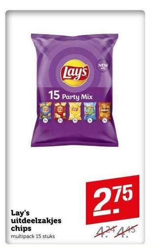 CoopCompact Lay's uitdeelzakjes chips aanbieding