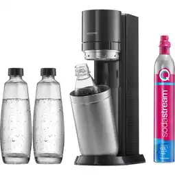 Bol.com SodaStream Duo Vorteilspack waterbubbelaar zwart aanbieding