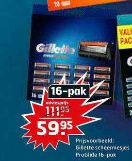 Trekpleister Gillette Scheermesjes ProGlide aanbieding