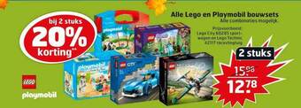 Trekpleister Alle Lego En Playmobil Bouwsets 2 Stuks aanbieding