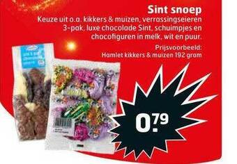 Trekpleister Sint snoep 192 gram aanbieding