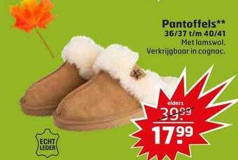 Trekpleister Pantoffels 36-37 T-m 40-41 aanbieding