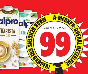 Dirk Alpro Drink Houdbaar 3-pack of 1L aanbieding