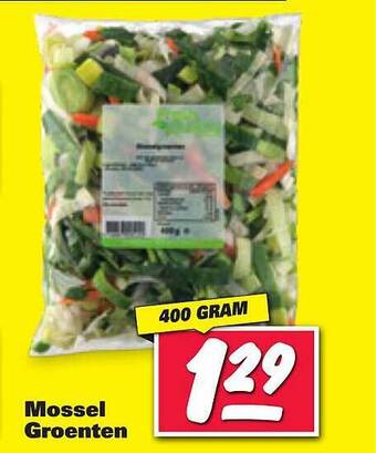 Nettorama Mossel Groenten 400 Gram aanbieding