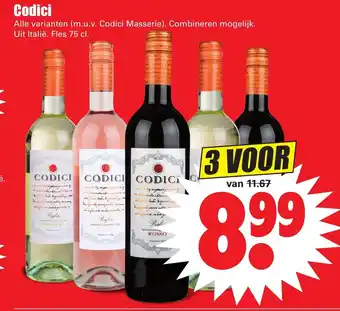 Dirk Codici 3*750ml aanbieding