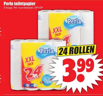 Dirk Perla Toiletpapier 24 rollen aanbieding