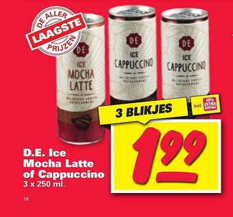 Nettorama D.E. Ice Mocha Latte Of Cappuccino 250 ml aanbieding