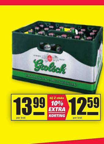 Nettorama Grolsch 2 Stuks aanbieding