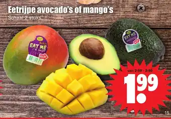 Dirk Eetrijpe avocado's of mango's 2st aanbieding