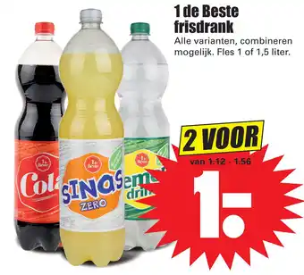 Dirk 1 de beste frisdrank 1 of 1.5 liter aanbieding