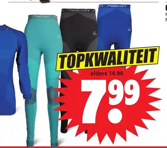 Dirk Falcon Thermo Shirt of broek aanbieding