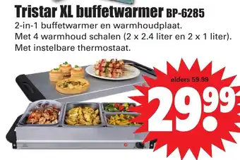 Dirk Tristar XL Buffetwarmer | BP-6285 aanbieding